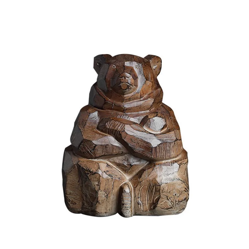 

Collection of Hokkaido craftsman works of wood carving feeling porch ornament home model room B & B