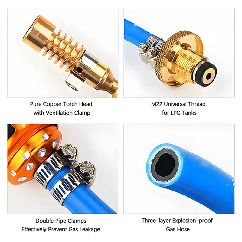 

A83I-Flame Welding Torch Liquefied Propane Gas Torch For Precious Metal Melting Gas Torch