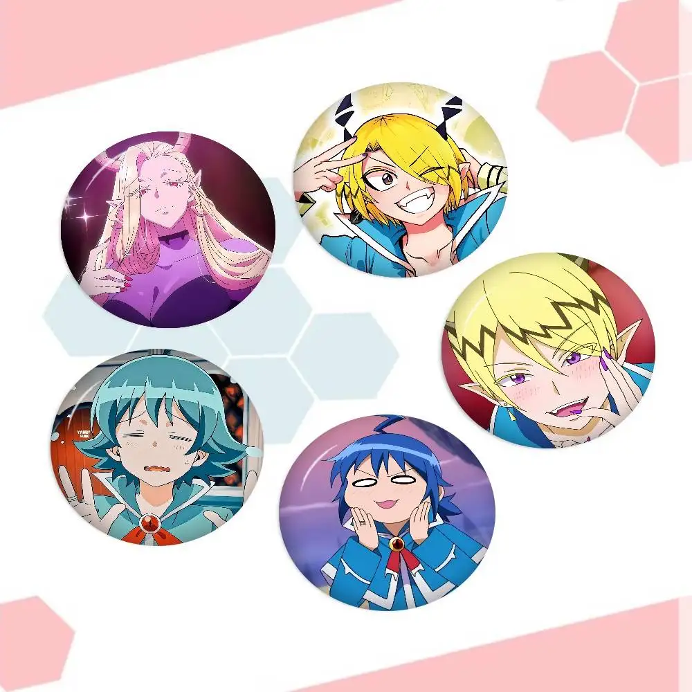 W-Welcome To Demon School! Iruma-Kun Cute Series Pins Funny Badge Interesting Cartoon Animals Brooches Backpack Clothes Gift