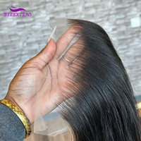 13x4 Transparent Lace Frontal 14-24 inch Straight 13x4 Frontal Closure Pre-plucked Ear to Ear Frontal Lace Only 3 Days Delivery