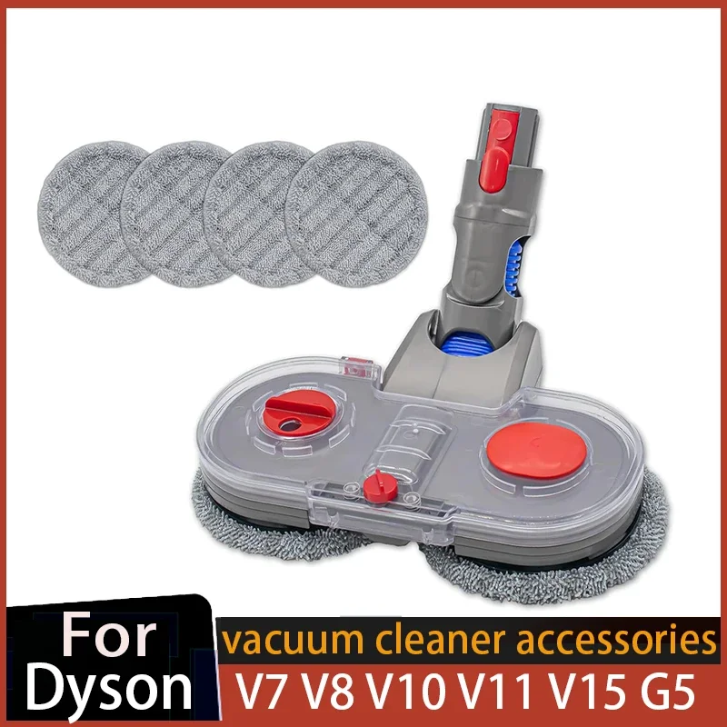 

Электрическая насадка для швабры для беспроводного пылесоса Dyson V7 V8 V10 V11 V15, насадка для чистки швабры для влажной и сухой уборки, щетка для пола