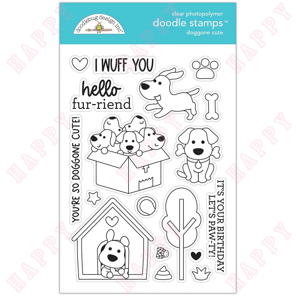 

Doggone Cute Metal Cutting Dies And Stamps For Scrapbook Diary Decoration Stencil Embossing Template DIY Greeting Card Handmade