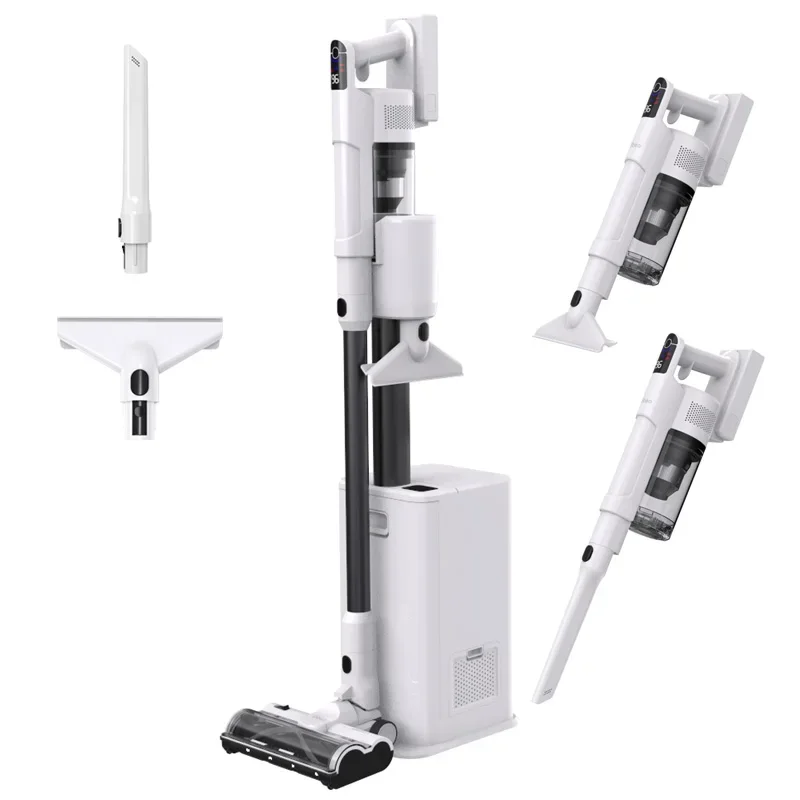New cordless vacuum cleaner Vertical stick vacuum cleaner with intelligent automatic dust collection station