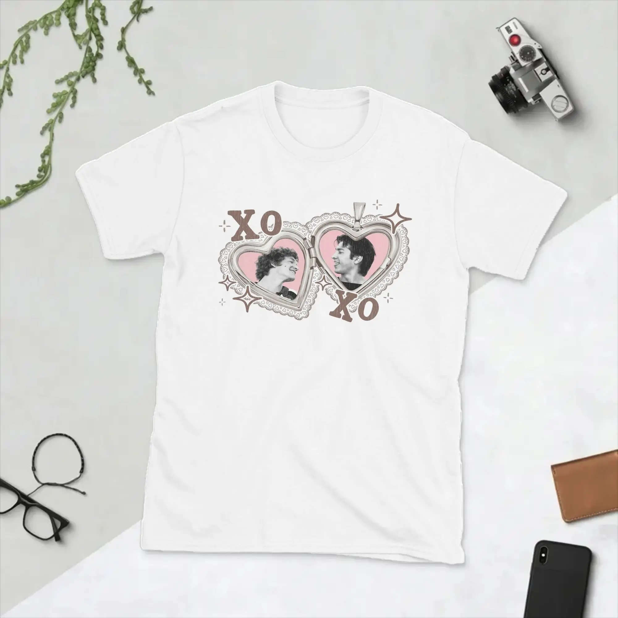 Connor Storrie And Hudson Williams Men T Shirt THE COTTAGE Heated Rivalry Awesome Tees Short Sleeve O Neck T-Shirt Pure Cotton