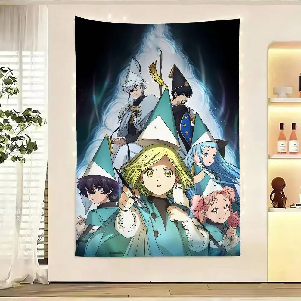 

Anime W-Witch Hat Atelier Flag Outdoor Decorations for Bedrooms Home Decor Items Decoration Banners