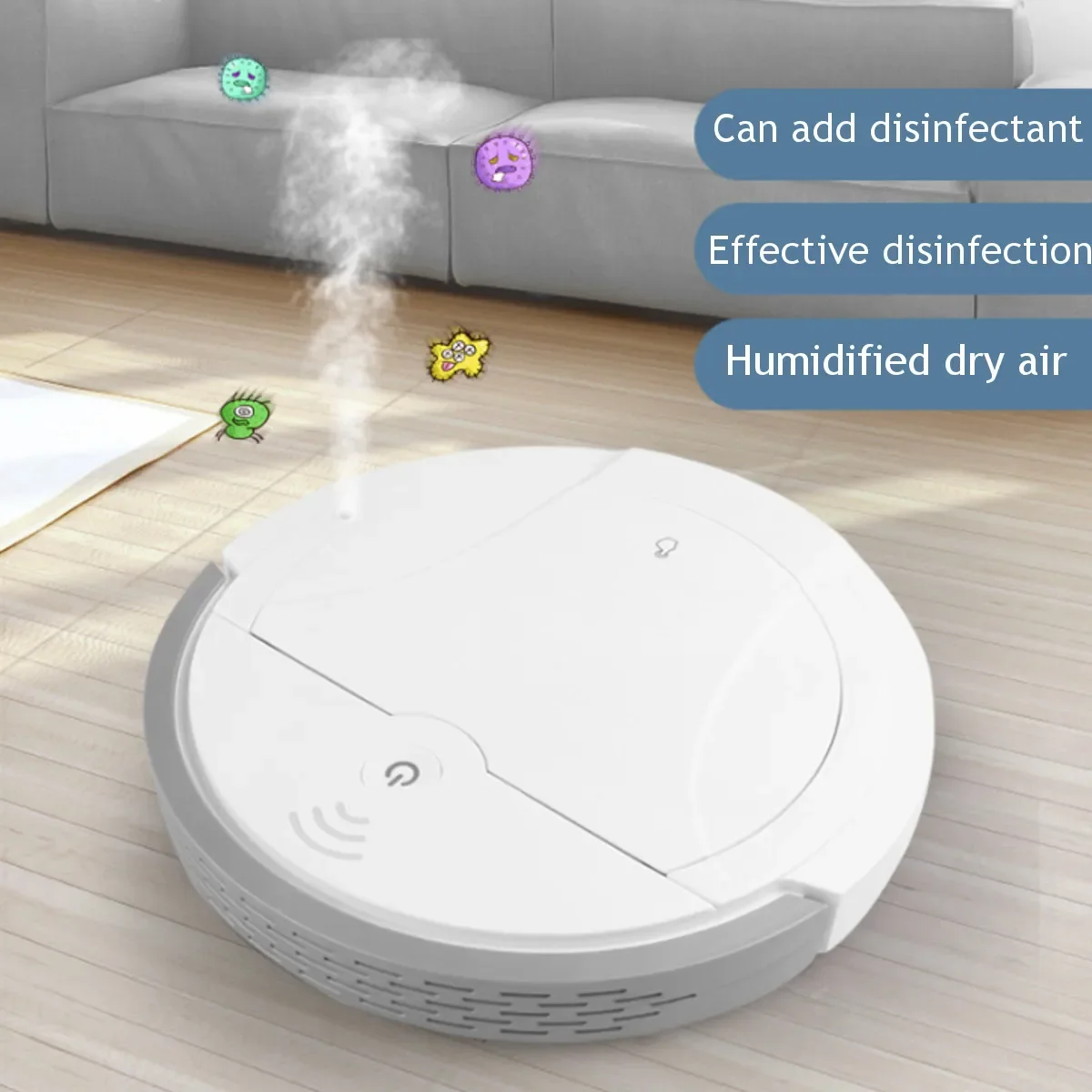 

5-in-1 Automatic Multifunctional Smart Robot Vacuum Cleaner for Home USB Charging Sweeping Robot Dry/Wet UV Disinfection Cleaner