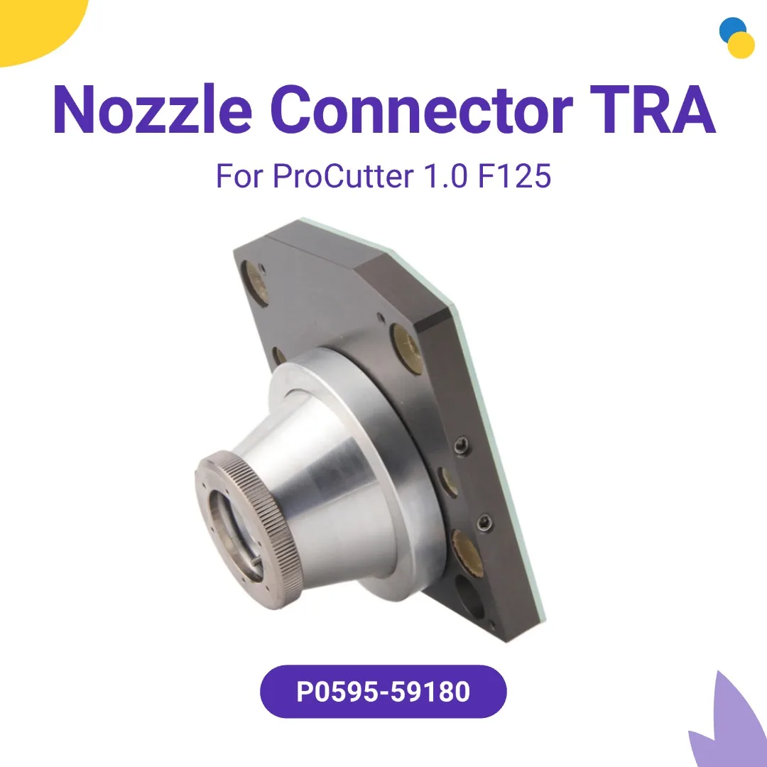 Precitec Nozzle Connector TRA Sensor Capacitivity P0595-59180 For Precitec ProCutter 1.0 Fiber Laser Cutting Head F125