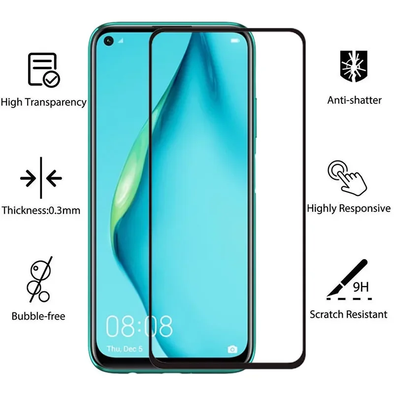 9d screen protector tempered glass case for huawei nova 7i cover on huawey huwei nova7i nov 7 i i7 protective phone coque bag 9h