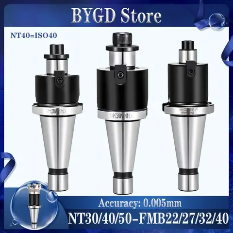 BYGD NT30 NT40 NT50 ISO40 ISO50 FMB16 FMB22 FMB27 FMB32 FMB40 Tool Holder Matched with 300R 400R EMR MFWN900 NT FMB bracket tool