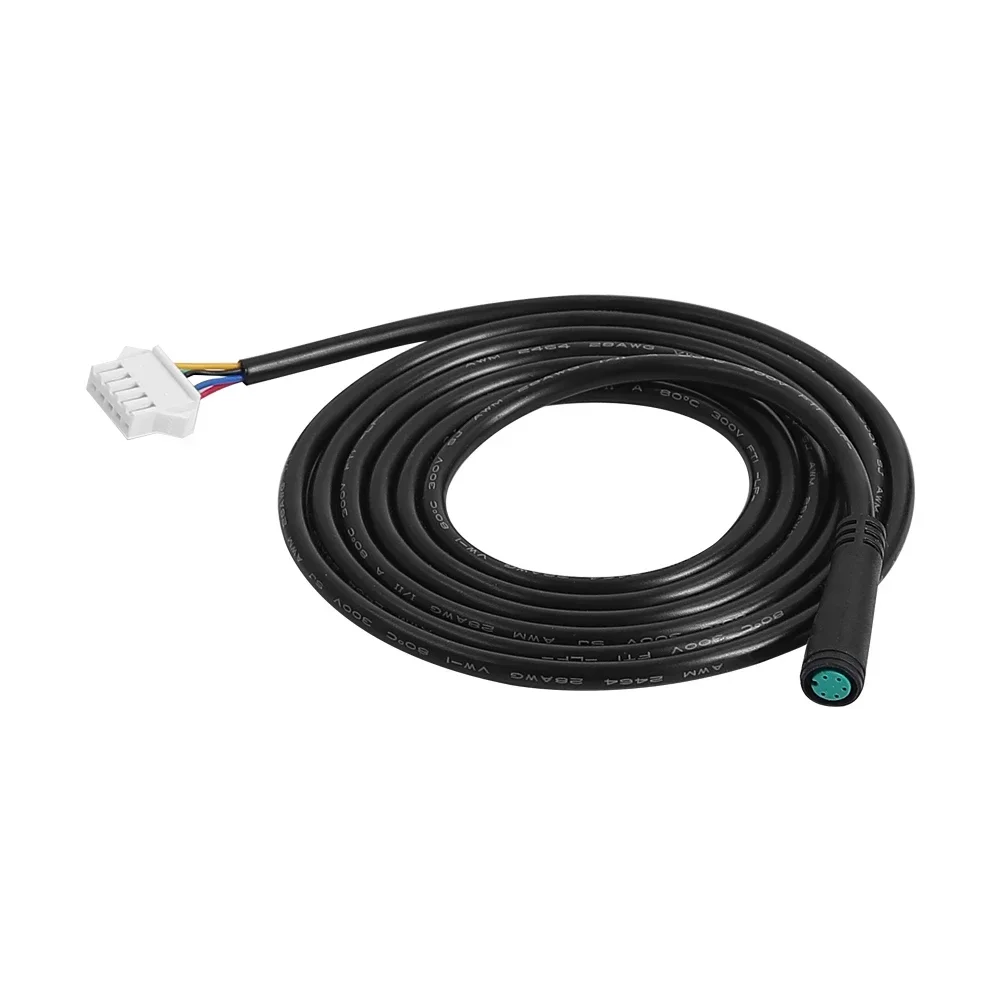 LED Display Waterproof Connector Cable for KT Electric Bicycle Instrument Extension Cable Adapter 5 Pin SM Connectors Wire