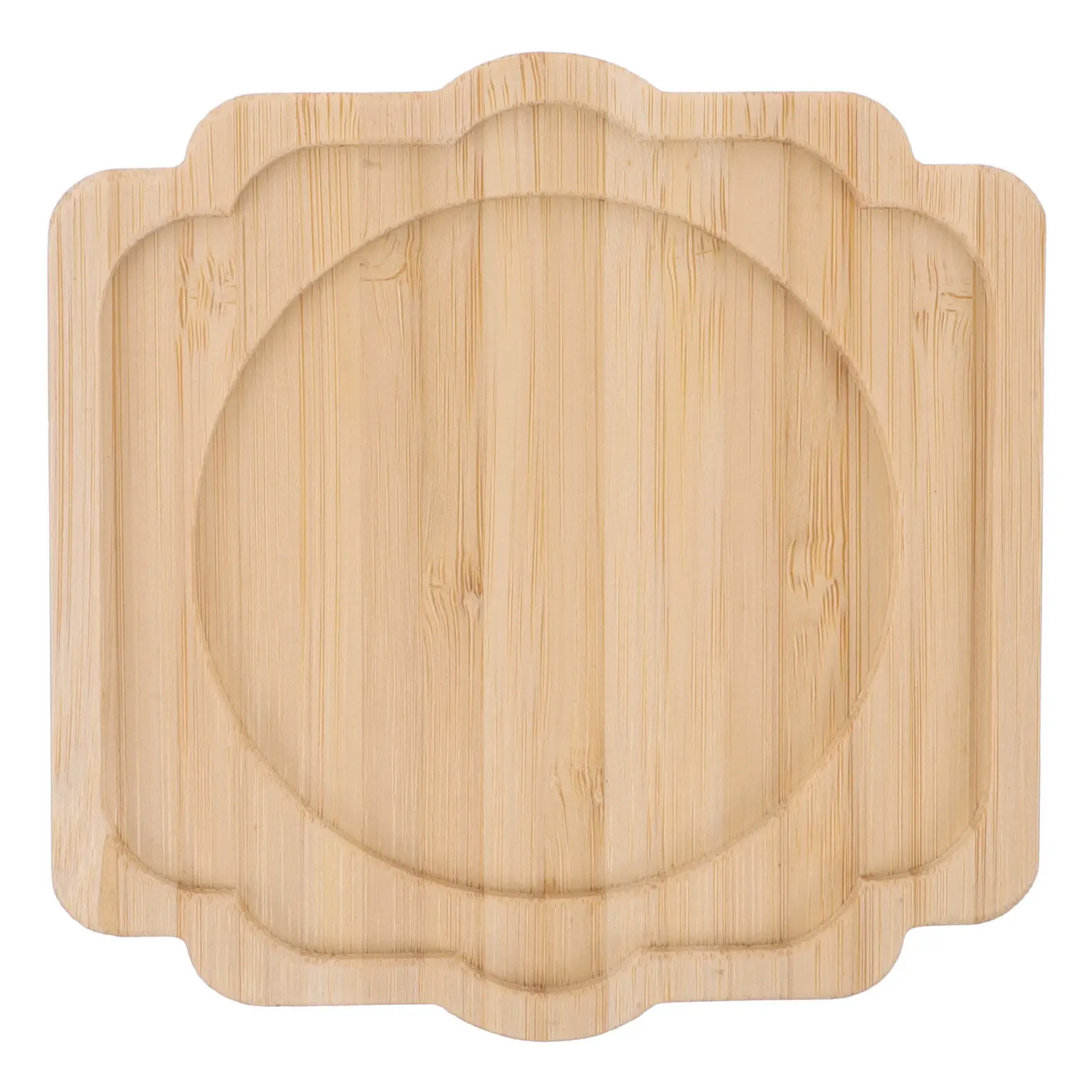 Wooden Tea Tray Insulated Pot Mat Bamboo Heat Resistance Teapot Stand for Table Protection Gongfu Tea Accessories Drip Tray