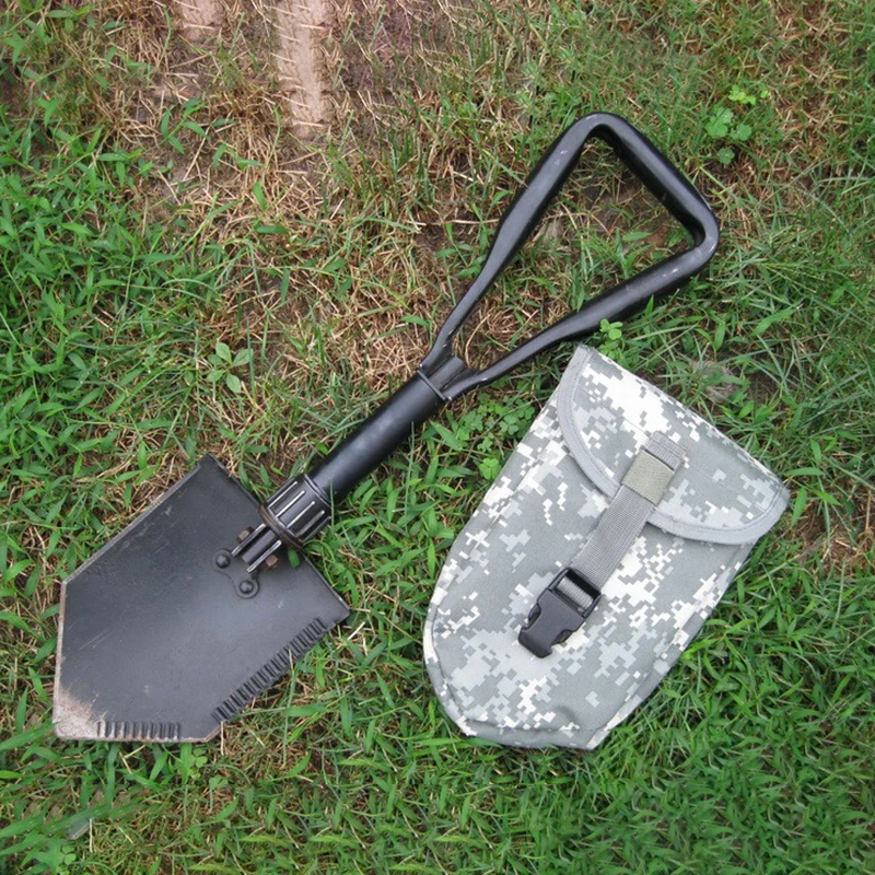 1pc ACU Camouflage Color Shovel Sheath Three-fold Spade Scabbard Cover For AMES E-tool 6411 Q3 Q2 With MOLLE UTX Duraflex Buckle