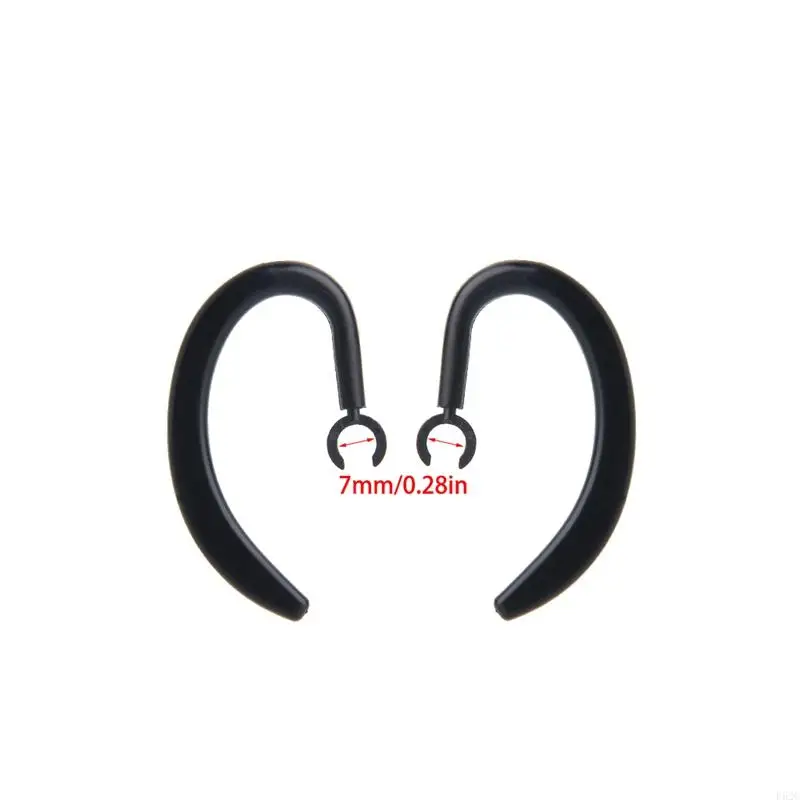 Móc cao su chống trượt F62C EARHOOK 1 Cặp cho nghe nghe không dây