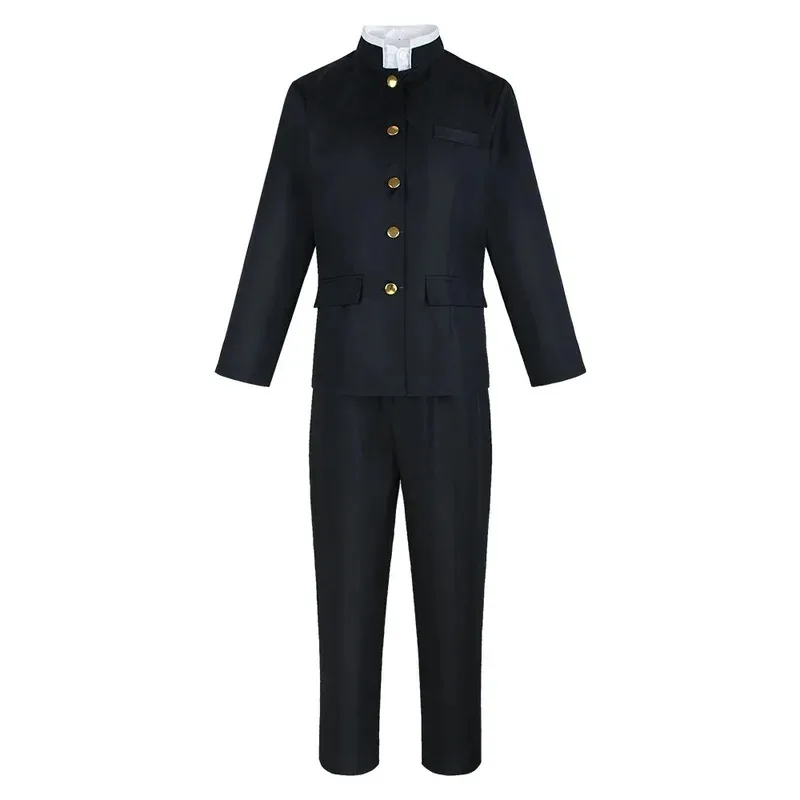 يوشيدا هيروفومي أنيمي بالمنشار رجل أسود Imbibé لعرض أنيمي، شعر مستعار أسود ريك، شعبي #2