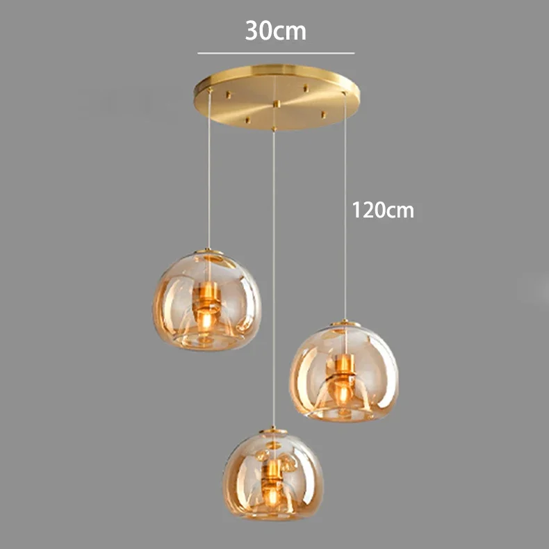 Moderne Home Decor Verlichting Glazen Hanglamp Lampen voor Woonkamer Kroonluchters voor Eetkamer Hanglamp Binnenverlichting - afbeelding 1