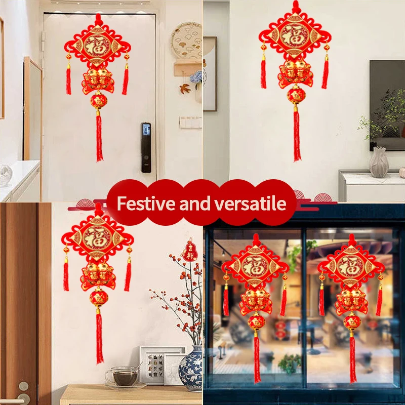 1/2pcs Lucky Carp Hanging Decoration for Chinese New Year 2025 Household Festive Ornaments Best Wishes Blessing Lunar New Year - Image 6