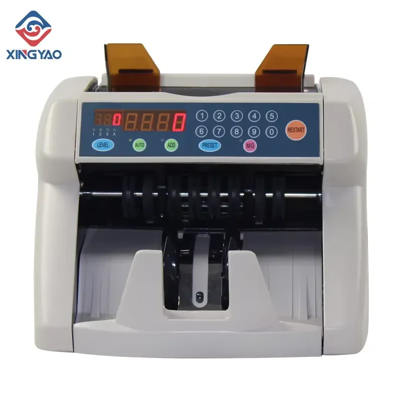 【2026】 2115 Bill Counter Front Loading Money Counter Fake Notes Detector with Adjustable Counting Speed Money Counting
