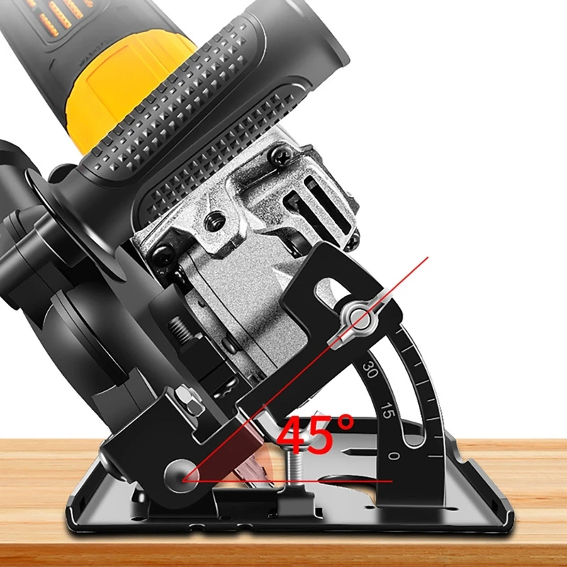 

100-125mm Angle Grinder Holder Angle Grinder Bracket 45°Adjustable Angle Grinder Stand Tool Base Hand Fixed Cutter Support