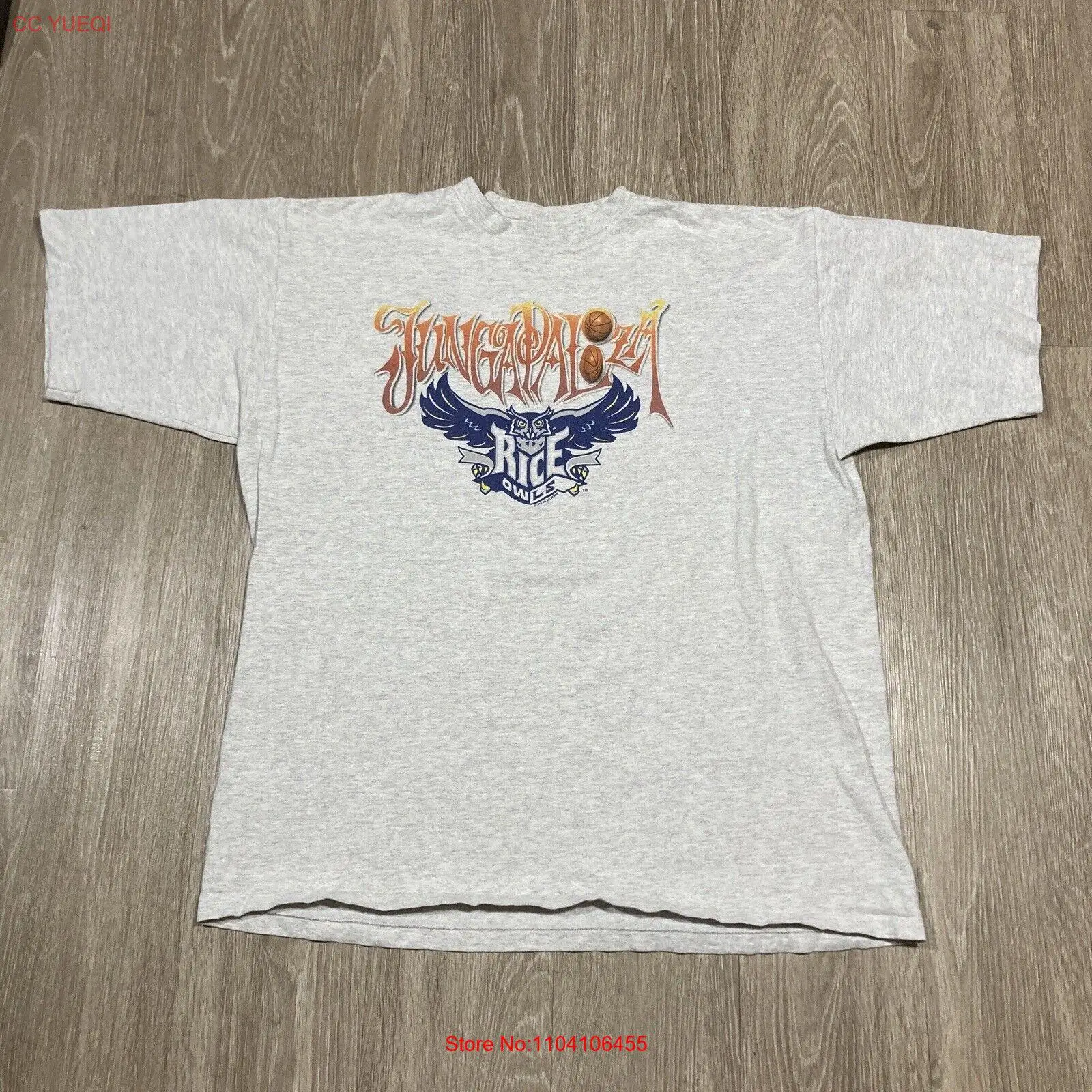 

Rice Shirt XL 90s 00s Y2k Owls Basketball Houston Game-day Big Ball Sports Tee