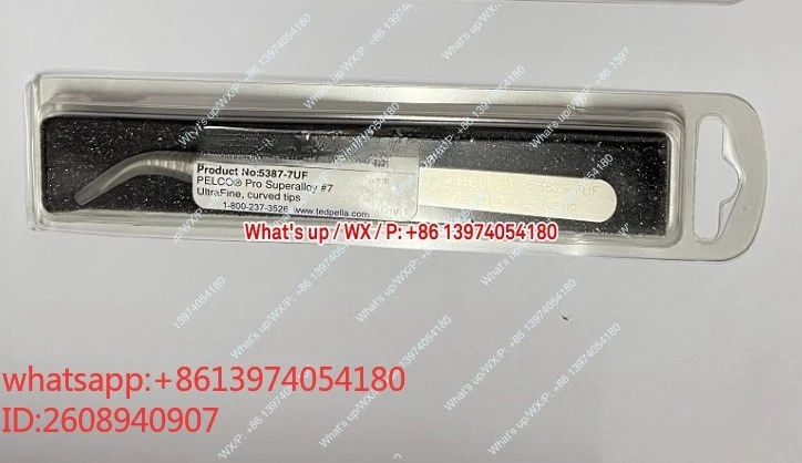 Suitable for 1 Pack 5387-7UF Projection Electron Microscope Antimagnetic Stainless Steel Tweezers