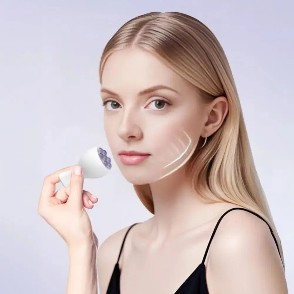 

360 Degree Rotate Handheld Facial Roller Skin Tightening Jade Bead Manual Face Beauty Device Face Lift Multifunctional