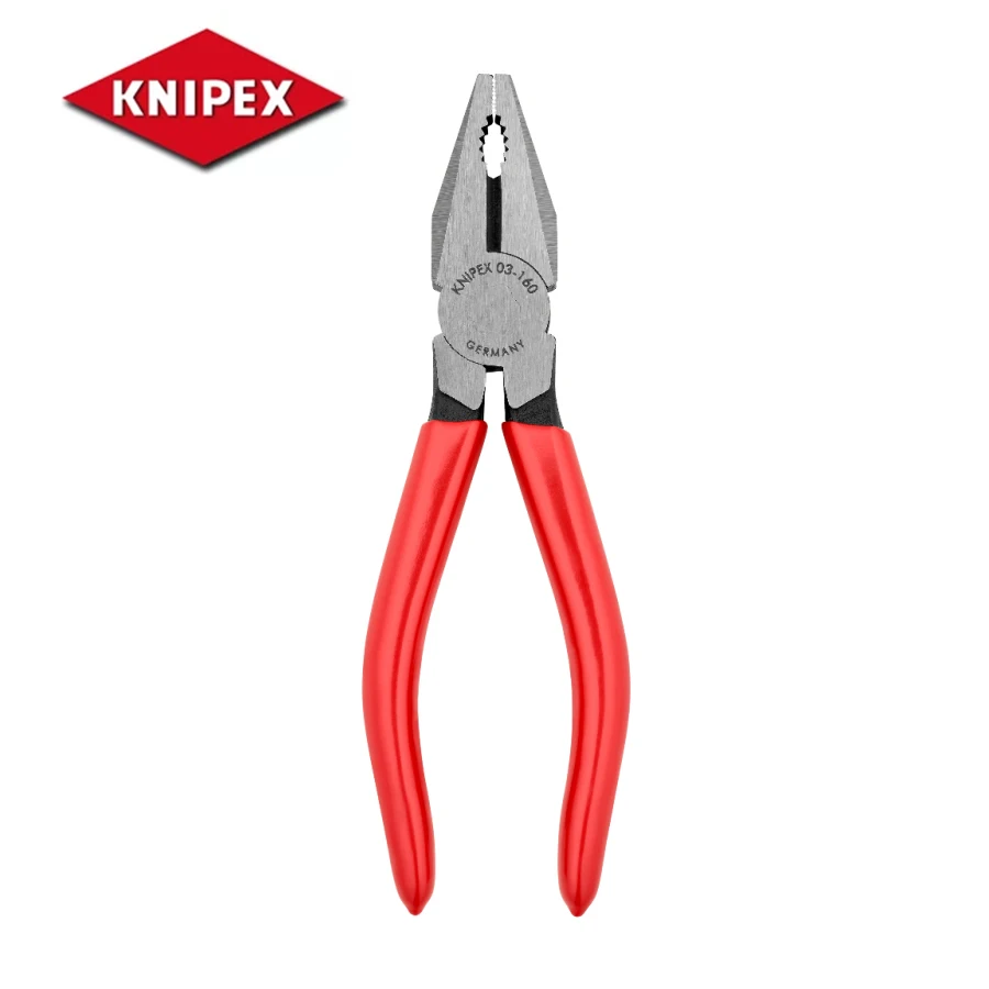 

KNIPEX No. 0301160 Combination Pliers with Gripping Zones for Flat and Round Material Suitable for Versatile Use