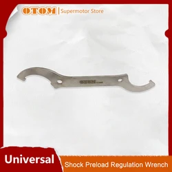 OTOM Motorcycle 1Pcs Rear Shock Preload Regulation Wrench Stainless Steel Adjusting Absorber Spanner Universal Maintenance Tools