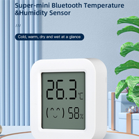 -A25M Tuya Zigbee Temperature Humidity Sensor Mini LCD Digital Display APP Remote Control Thermometer Hygrometer