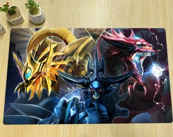 YuGiOh Sacred Beasts TCG Mat Uria, Lord of Searing Flames Hamon & Raviel TCG Playmat CCG Trading Card Game Mat Mouse Pad & Bag