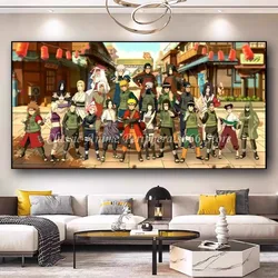 Naruto Family Portrait Decoration Painting By Xiao Organization Naruto Living Room Bedside Hanging Cartoon Anime Poster Mural