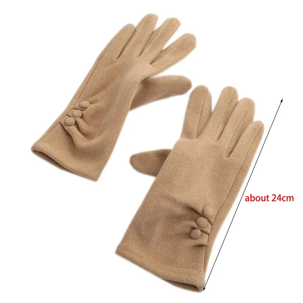 قفازات شتوية دافئة جديدة مقاومة للرياح ومضادة للبرد تعمل باللمس قفازات أنيقة للتزلج على الجليد للفتيات #6