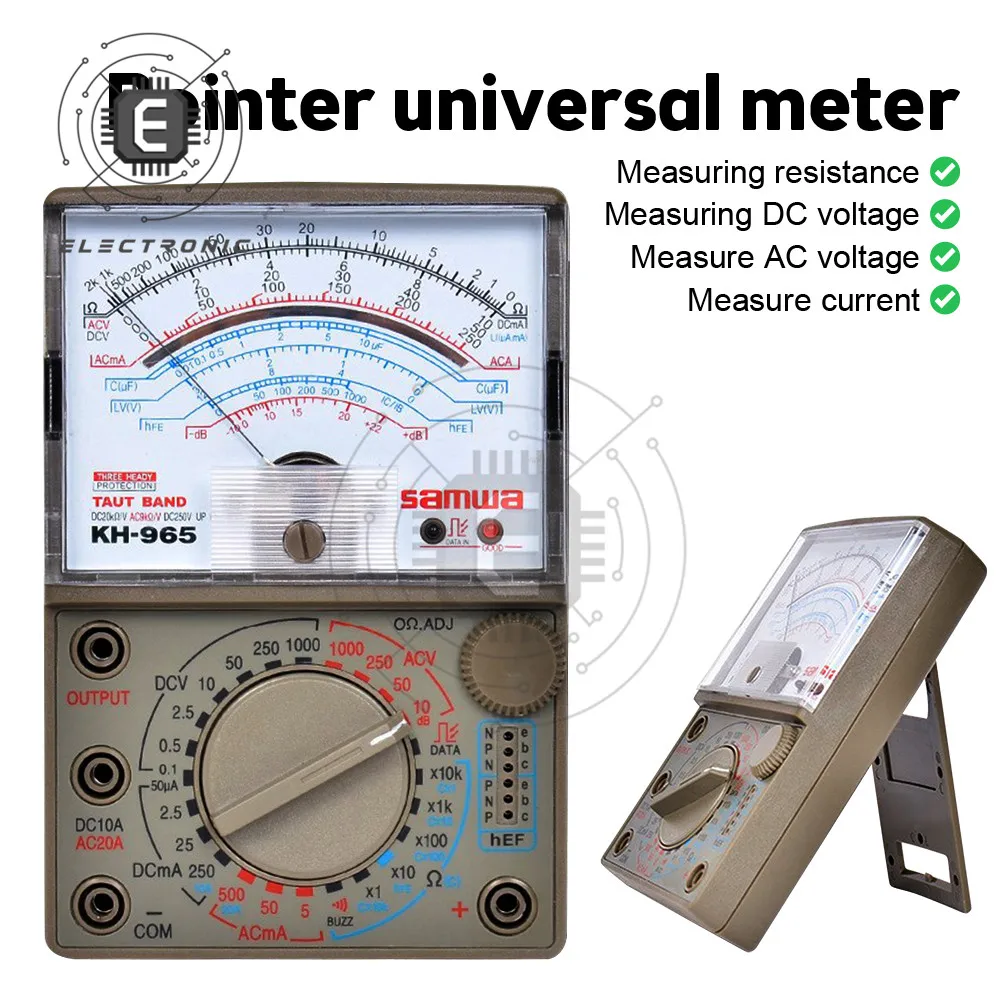 Needle Type Universal Meter Pointer Display Electrical Multimeters Voltage Current Resistance Tester AC DC