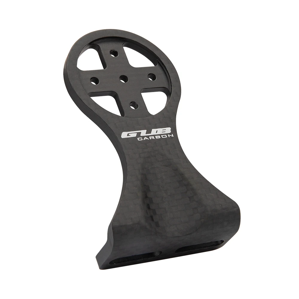 

Cycle Bike Computer Mount Holder Out Front Carbon Fiber Bike Speedometer Holder for Garmin/Bryton/Cateye with Camera Adapter a