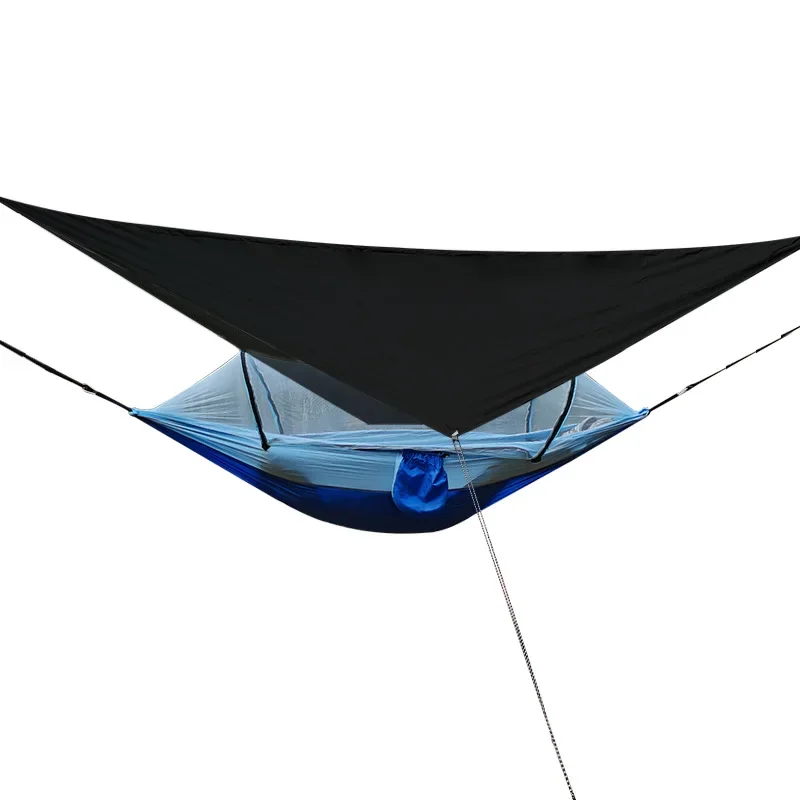 

Automatic quick-opening mosquito net canopy set,sun protection,mosquito protection,rainproof canopy,parachute cloth,pole hammock