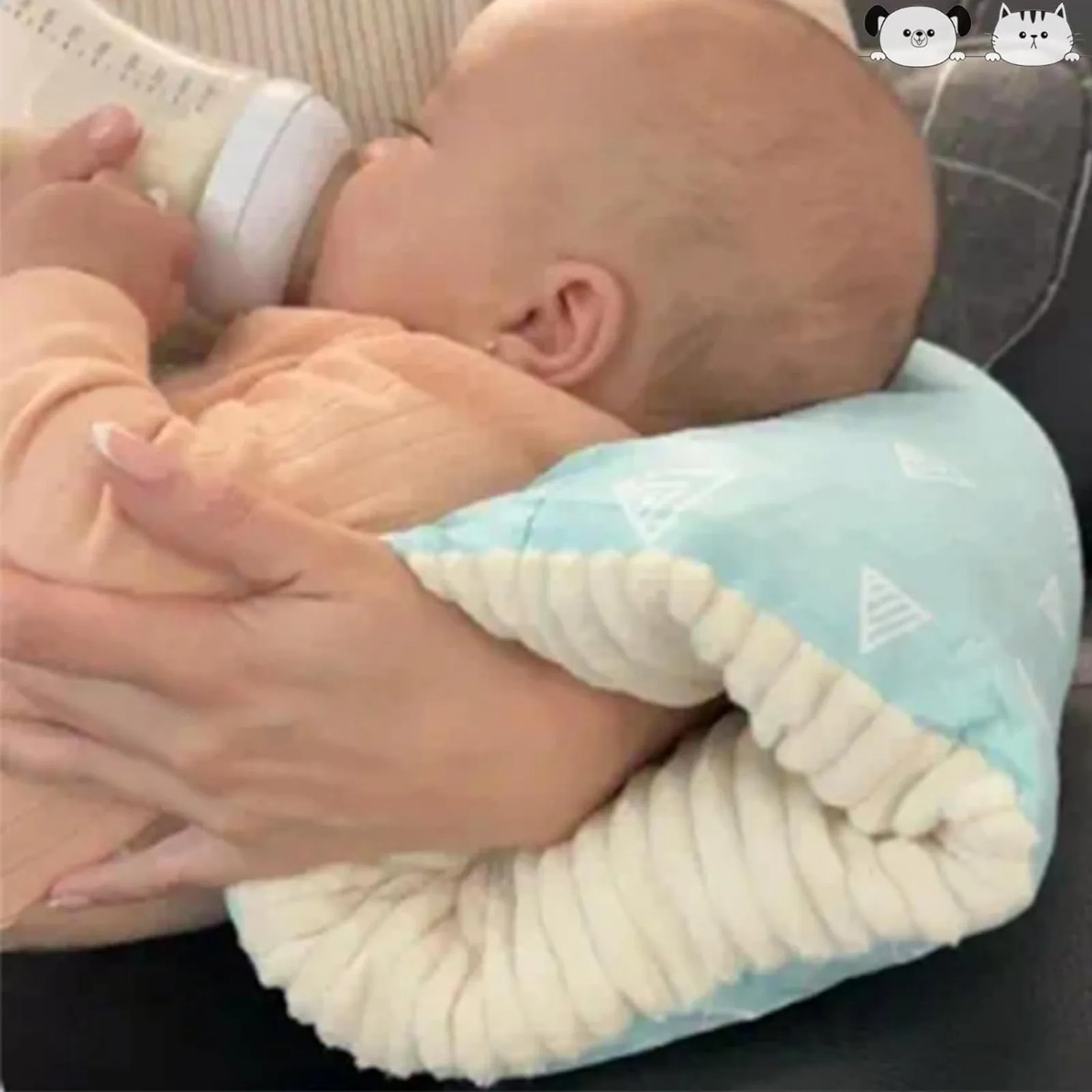 Thickened Plush Comfortable Baby Nursing Pillow New Soft Portable Cozy Cradle Arm Pillow Travel Comfy Cradle Nursing Arm Pillow