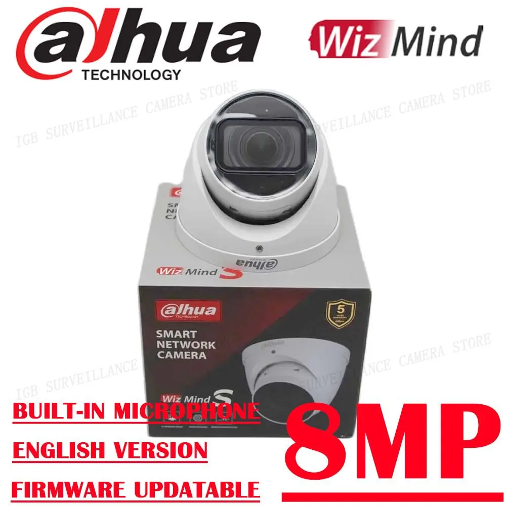 Dahua  8MP IP Camera  HDW5842T-ZE S3  4K