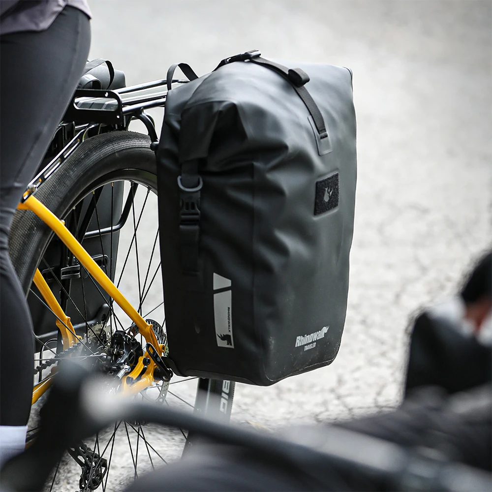 Rhinowalk Bicycle Pannier Bag Waterproof 6L 12L 20L 25L Bike Rear Rack Saddle Bag Front Frame Bag Cycling Luggage Storage Bag