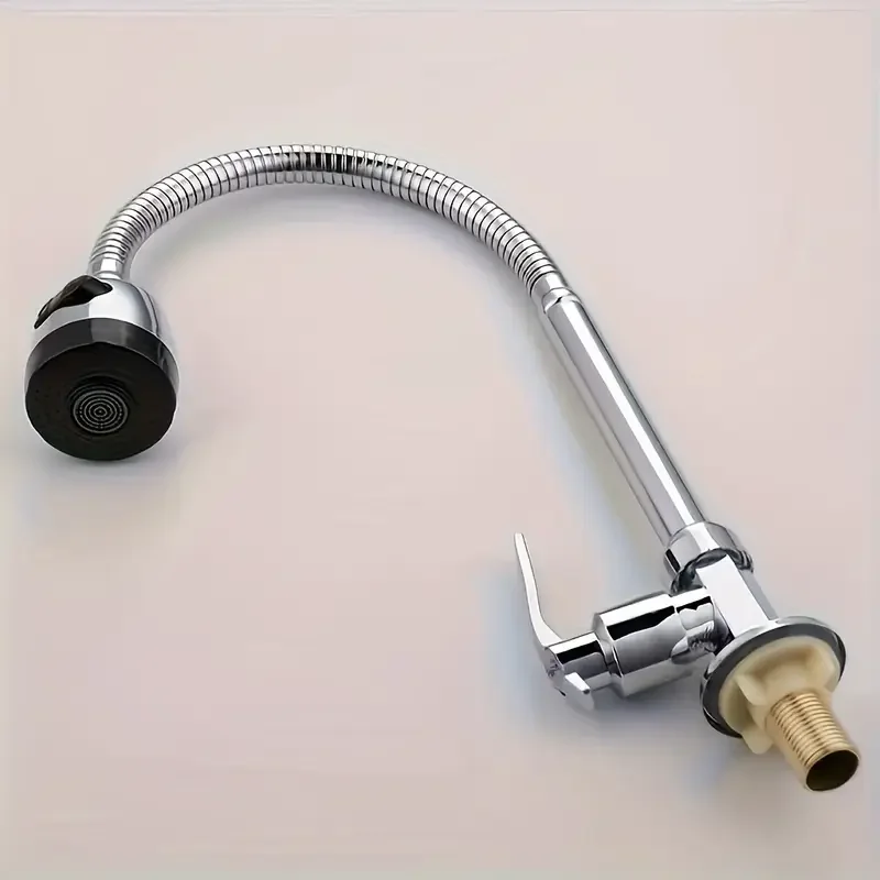 Balcony Faucet Single Cold Water Tap Kitchen Faucets Rotation Household Sink Basin Tap Single Handle Faucet