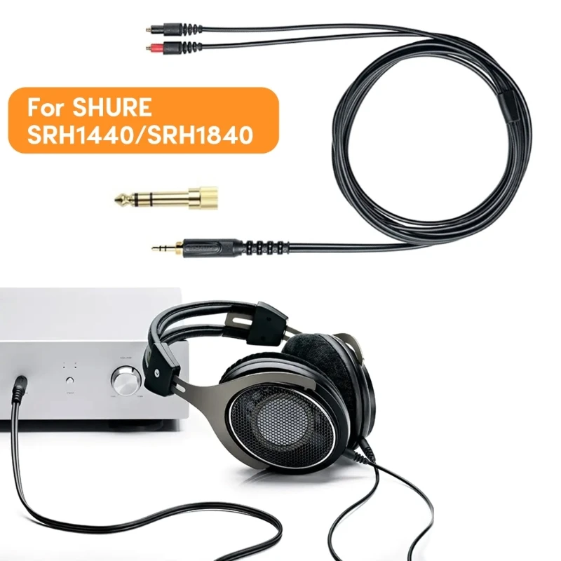 3.5mm Male to MMCX Earphones Cable 6.35mm Adapter for SRH1440/SRH1840/SRH1540 Dropship