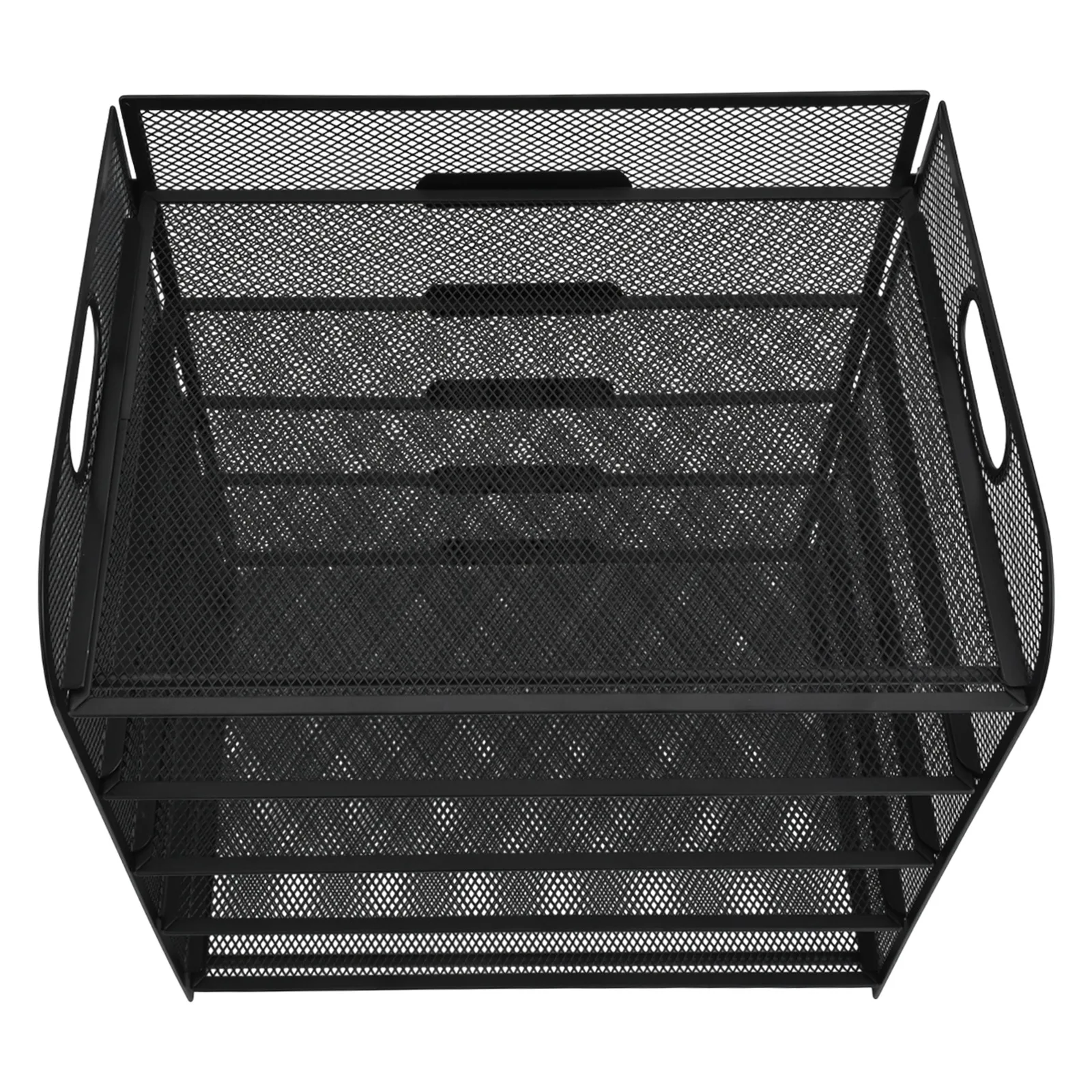

Lightweight Metal Mesh Desk File Organizer Multi Tier Paper Storage Solution Perfect for Organizing Letters and Documents