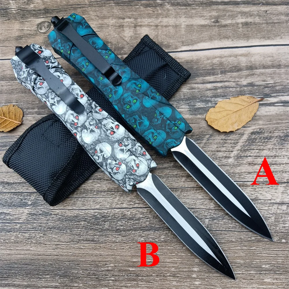 BM Camping knife 440C Blade Hunting Knife Tactical Self-defense Folding Knives ABS Handle Outdoor Survival Pocket EDC Tools