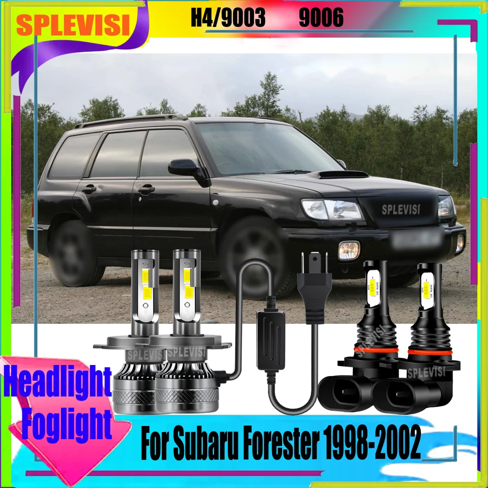 

LED Headlight Foglight H4/9003 HB4/9006 Plug&Play Installation Vibration Resistant For Subaru Forester 1998 1999 2000 2001 2002