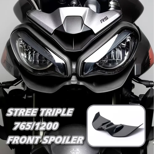Para Triumph Street Triple 765 RS 1200 RS alerón delantero alerón inferior labio inferior GP WING DOWNFORCE SPOILERS FRONTALES NAKED