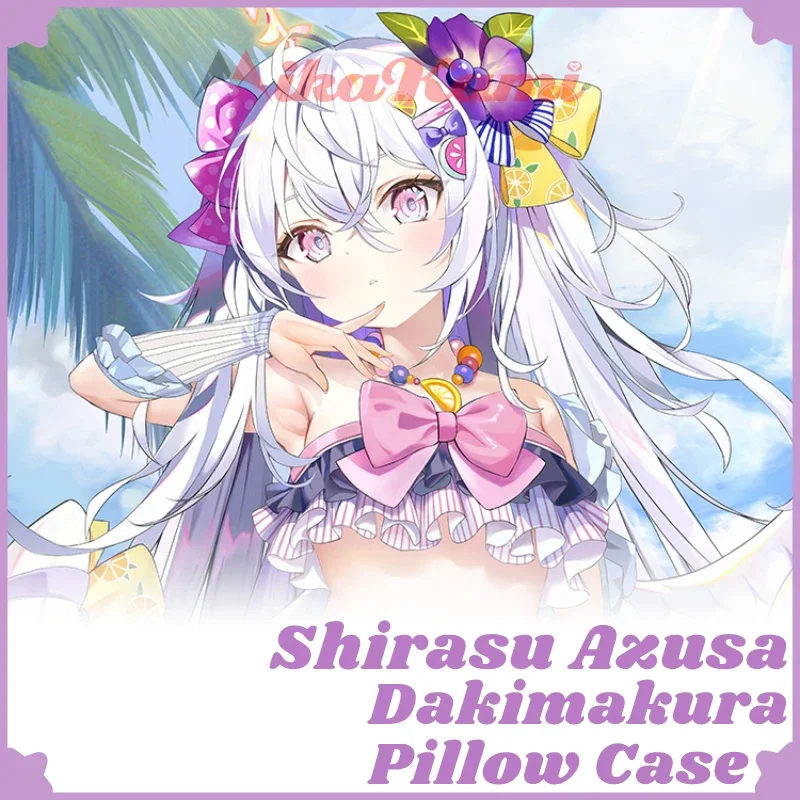 Shirasu Azusa Dakimakura Blue Archive Sexy Pillowcase Full Body Hugging Pillow Case Cushion Cover Home Bedding Decor Otaku Gift