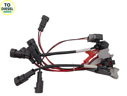 Imagen 2 del producto 7 unids/lote Cable probador de inyector Common Rail para Bosch Denso Delphi Siemens adaptador de boquilla diésel Cables de enchufe Cable de arnés