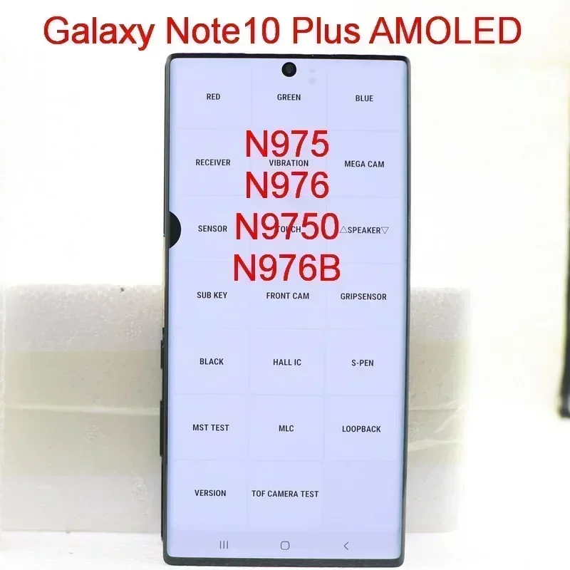 

6.8"AMOLED Screen For Samsung Galaxy Note 10 Plus Display Note10+ N975 N975F N975U N976 LCD Touch Screen Digitizer