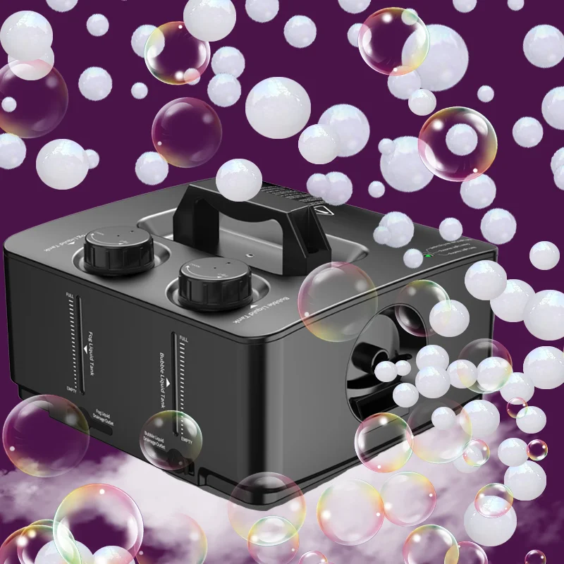 Bulle de brouillard, bulle uniquement 2 modes puissants dans une machine pour la fête de Noël Halloween, mariage, anniversaire, cadeau, jouets pour enfants