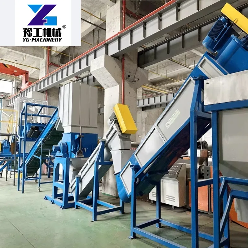 Customized Automatic High Productivity Plastic Film Recycling Line For PE Bottles Plastic Waste Recycling Washing Machine
