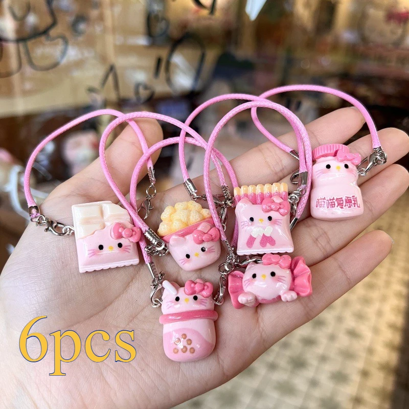 

Mini DIY Kittys Cat Ornament for Doll Plush Dollhouse Hanging Neck Accessories Dollhouse Pendant