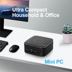 Mini PC ultra compact, Intel Core i7, Spring10U, i5 10210U, i3 10110U, DDR4, SSD M.2 NVMe, 4K UHD, WiFi, Bluetooth, Thunderbolt3, contrôle IR